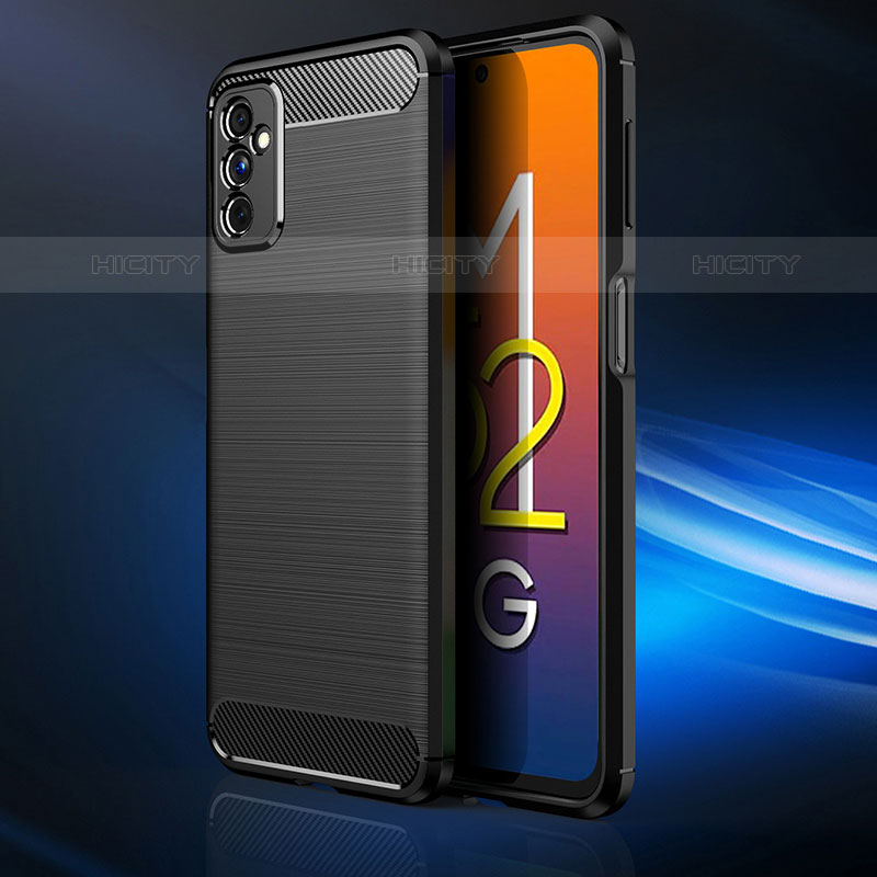 Silikon Hülle Handyhülle Gummi Schutzhülle Flexible Tasche Line für Samsung Galaxy M52 5G