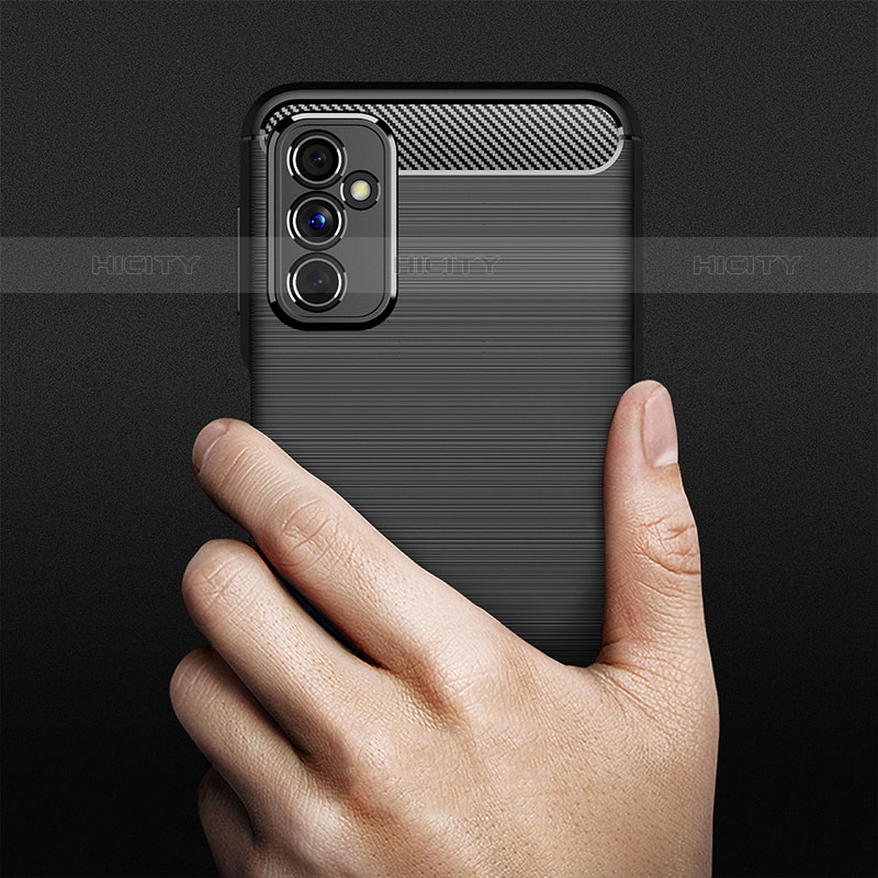 Silikon Hülle Handyhülle Gummi Schutzhülle Flexible Tasche Line für Samsung Galaxy M52 5G