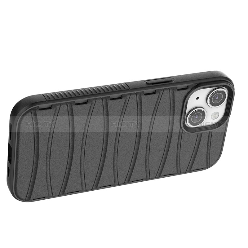 Silikon Hülle Handyhülle Gummi Schutzhülle Flexible Tasche Line KC1 für Apple iPhone 14 groß