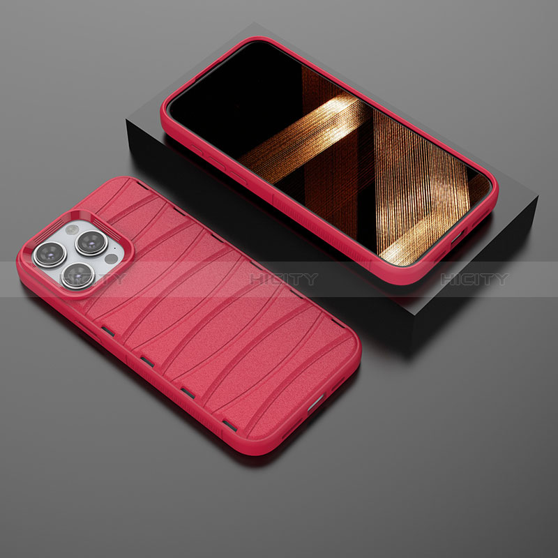 Silikon Hülle Handyhülle Gummi Schutzhülle Flexible Tasche Line KC2 für Apple iPhone 14 Pro Max