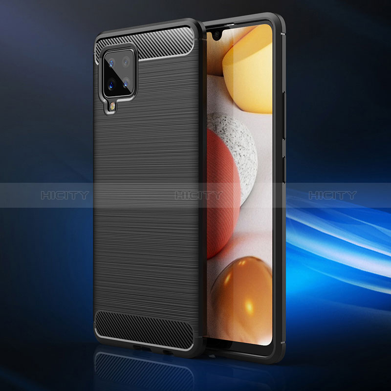 Silikon Hülle Handyhülle Gummi Schutzhülle Flexible Tasche Line WL1 für Samsung Galaxy A42 5G