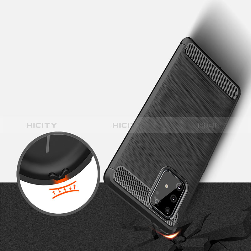 Silikon Hülle Handyhülle Gummi Schutzhülle Flexible Tasche Line WL1 für Samsung Galaxy S10 Lite