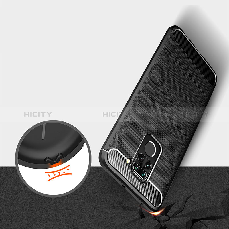 Silikon Hülle Handyhülle Gummi Schutzhülle Flexible Tasche Line WL1 für Xiaomi Redmi Note 9 groß