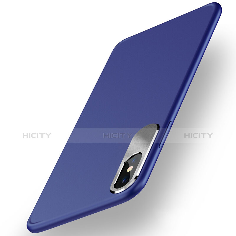 Silikon Hülle Handyhülle Gummi Schutzhülle für Apple iPhone Xs Blau