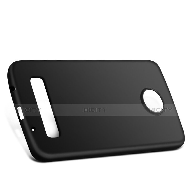 Silikon Hülle Handyhülle Gummi Schutzhülle für Motorola Moto Z Play Schwarz