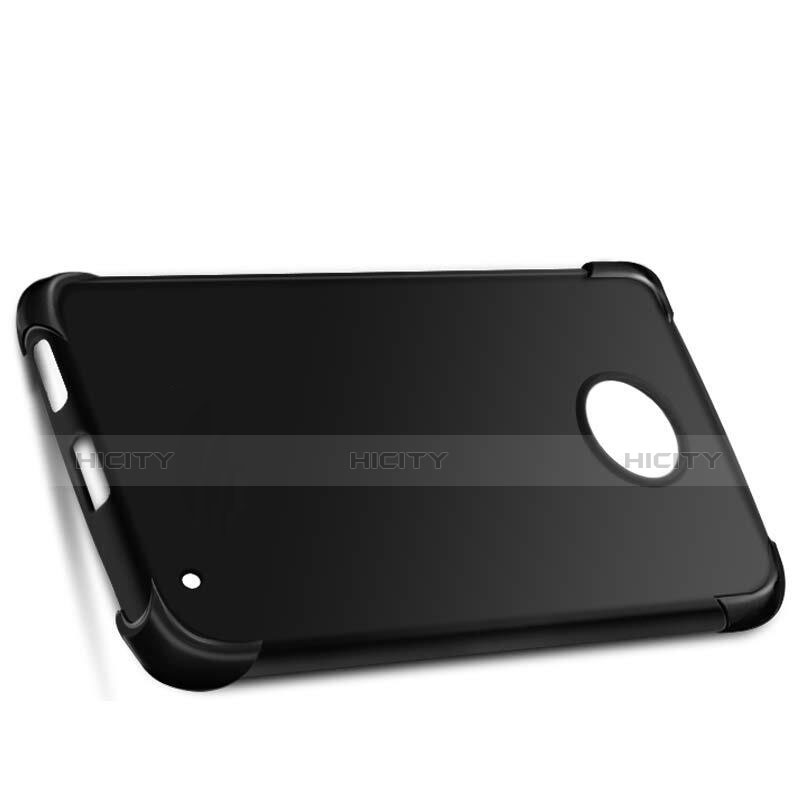 Silikon Hülle Handyhülle Gummi Schutzhülle für Motorola Moto Z2 Play Schwarz groß