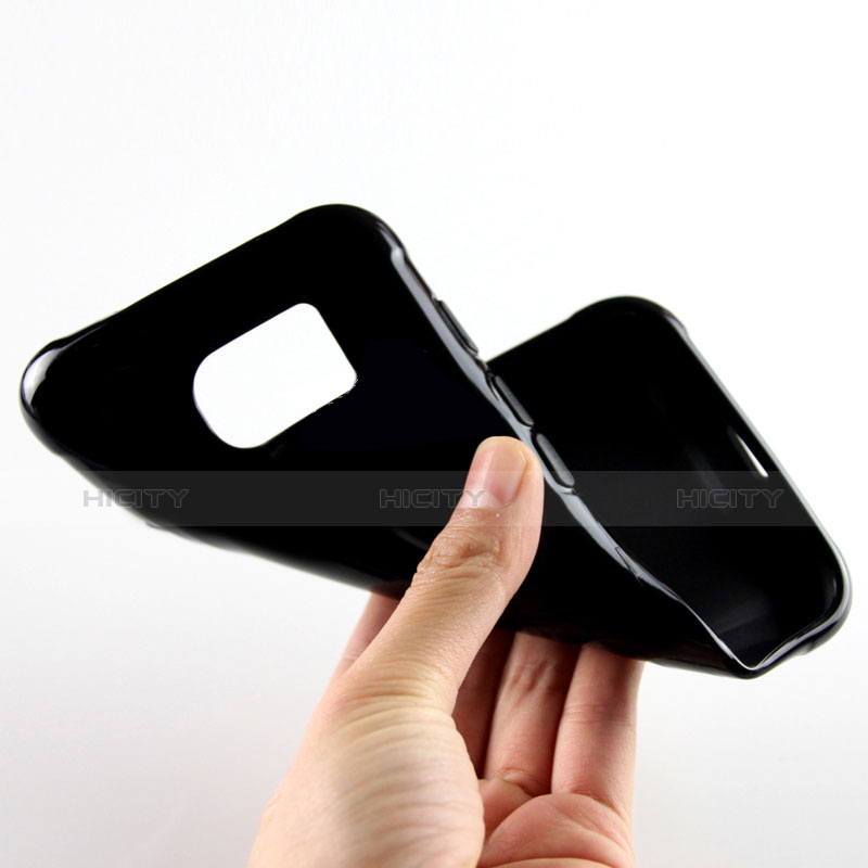 Silikon Hülle Handyhülle Gummi Schutzhülle für Samsung Galaxy S7 Active G891A Schwarz