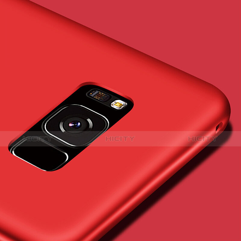 Silikon Hülle Handyhülle Gummi Schutzhülle für Samsung Galaxy S8 Plus Rot groß