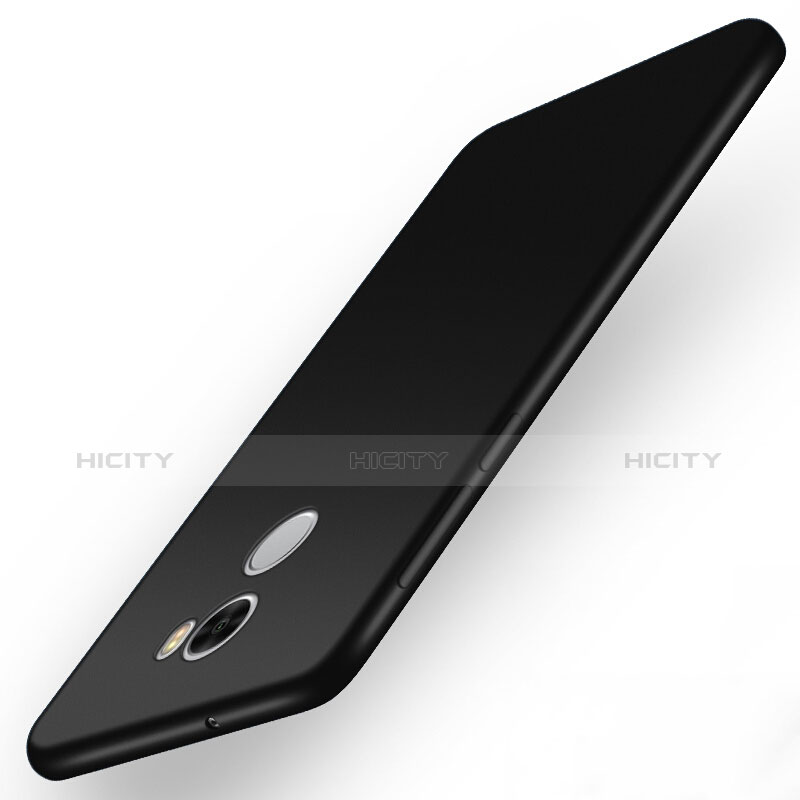 Silikon Hülle Handyhülle Gummi Schutzhülle für Xiaomi Redmi 4 Standard Edition Schwarz groß