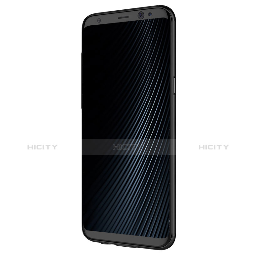 Silikon Hülle Handyhülle Gummi Schutzhülle Köper B02 für Samsung Galaxy S8 Schwarz groß