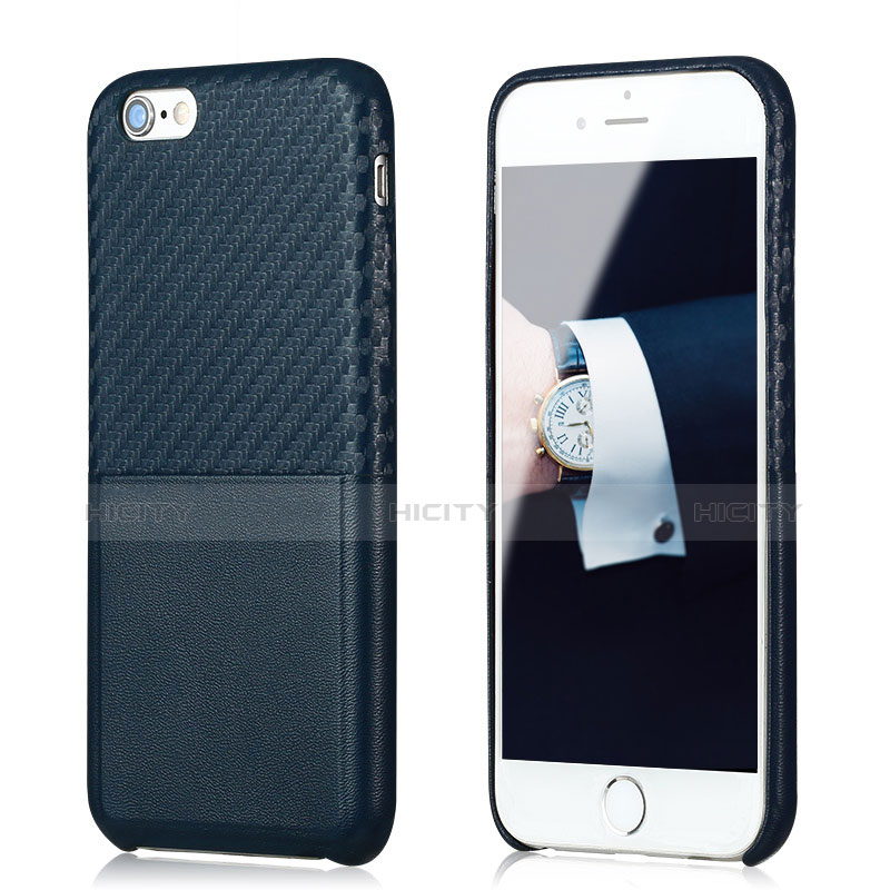 Silikon Hülle Handyhülle Gummi Schutzhülle Köper B05 für Apple iPhone 6S Blau Plus