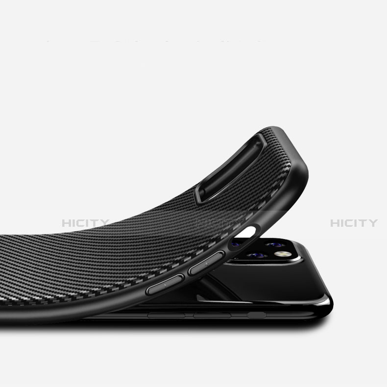 Silikon Hülle Handyhülle Gummi Schutzhülle Köper für Apple iPhone 11 Schwarz groß