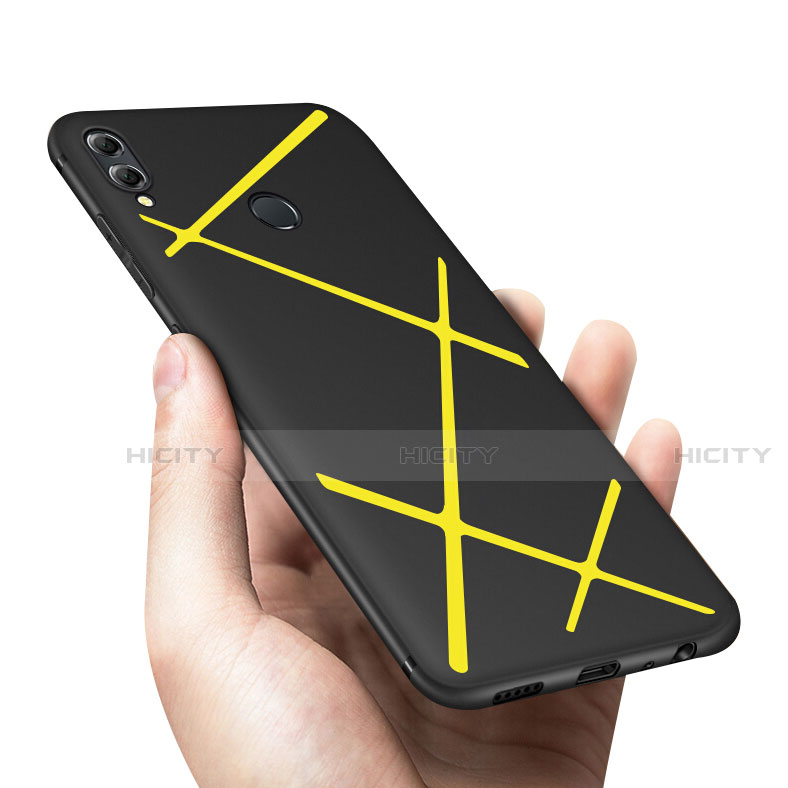 Silikon Hülle Handyhülle Gummi Schutzhülle Köper für Huawei Honor View 10 Lite Gelb groß