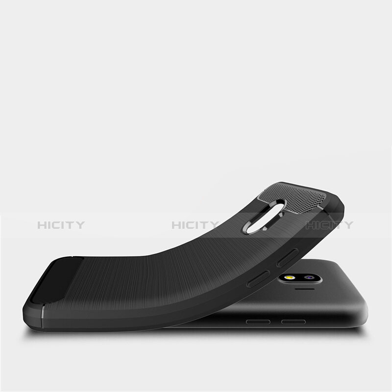 Silikon Hülle Handyhülle Gummi Schutzhülle Köper für Samsung Galaxy Grand Prime Pro (2018) Schwarz groß