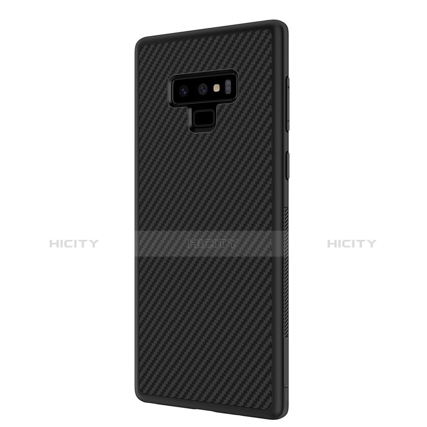 Silikon Hülle Handyhülle Gummi Schutzhülle Köper für Samsung Galaxy Note 9 Schwarz groß
