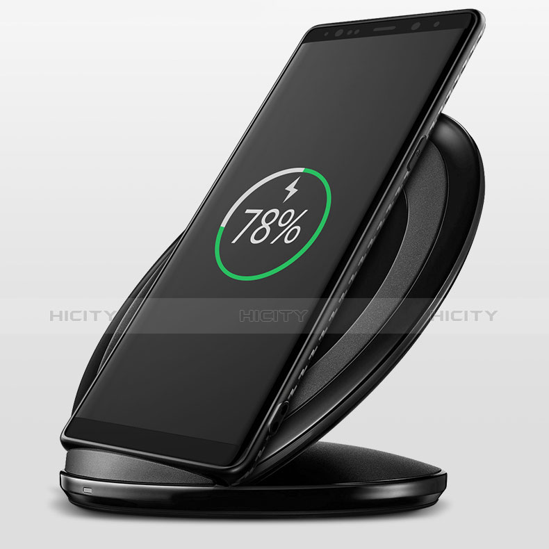Silikon Hülle Handyhülle Gummi Schutzhülle Köper mit Fingerring für Samsung Galaxy Note 8 Schwarz