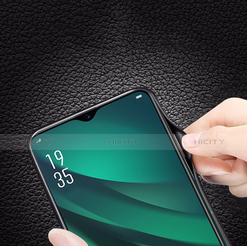 Silikon Hülle Handyhülle Gummi Schutzhülle Leder für Oppo RX17 Pro Schwarz groß