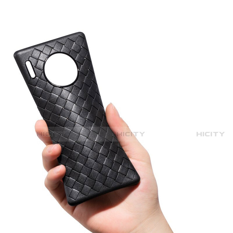 Silikon Hülle Handyhülle Gummi Schutzhülle Leder Tasche D01 für Huawei Mate 30E Pro 5G groß