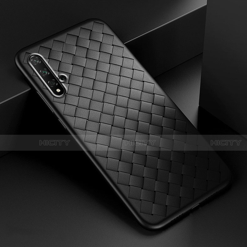 Silikon Hülle Handyhülle Gummi Schutzhülle Leder Tasche für Huawei Honor 20 groß