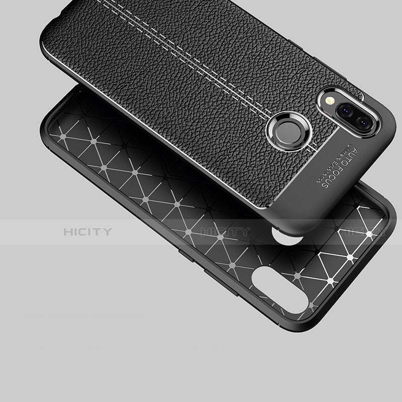 Silikon Hülle Handyhülle Gummi Schutzhülle Leder Tasche für Huawei Nova 3i groß