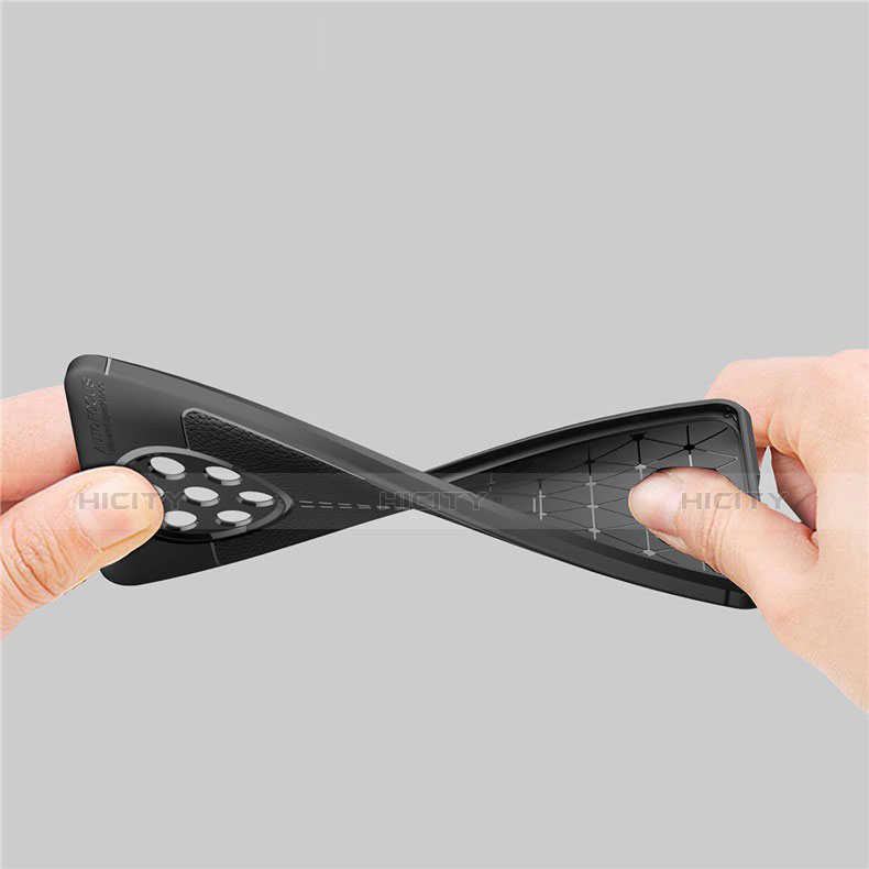 Silikon Hülle Handyhülle Gummi Schutzhülle Leder Tasche für Nokia 9 PureView groß