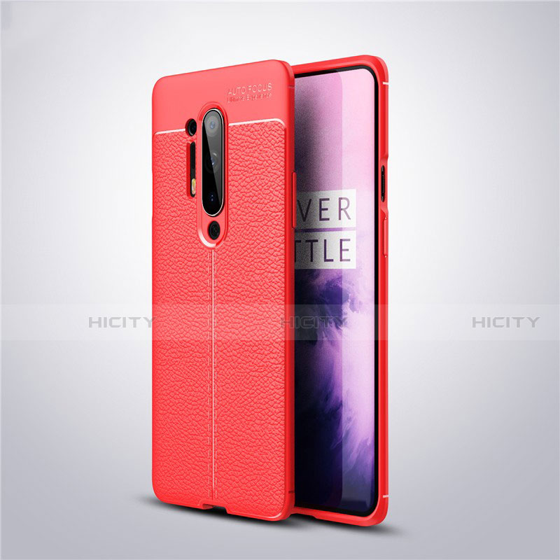 Silikon Hülle Handyhülle Gummi Schutzhülle Leder Tasche für OnePlus 8 Pro groß