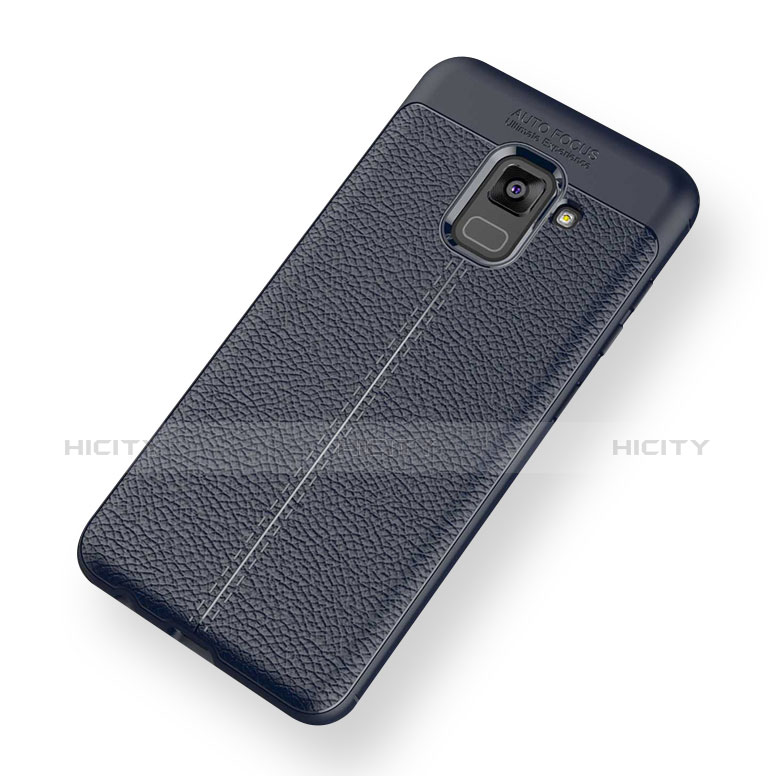 Silikon Hülle Handyhülle Gummi Schutzhülle Leder Tasche für Samsung Galaxy A5 (2018) A530F