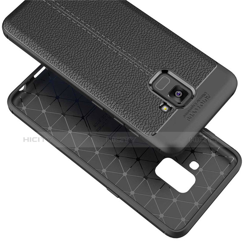 Silikon Hülle Handyhülle Gummi Schutzhülle Leder Tasche für Samsung Galaxy A5 (2018) A530F groß