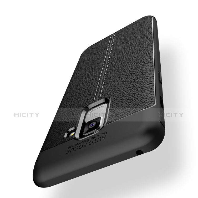 Silikon Hülle Handyhülle Gummi Schutzhülle Leder Tasche für Samsung Galaxy A8+ A8 Plus (2018) A730F