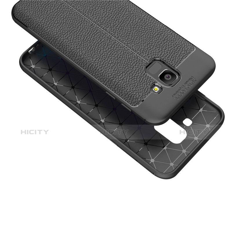 Silikon Hülle Handyhülle Gummi Schutzhülle Leder Tasche für Samsung Galaxy On6 (2018) J600F J600G groß