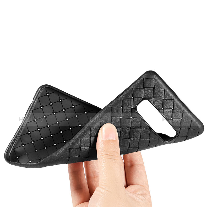 Silikon Hülle Handyhülle Gummi Schutzhülle Leder Tasche für Samsung Galaxy S10e groß