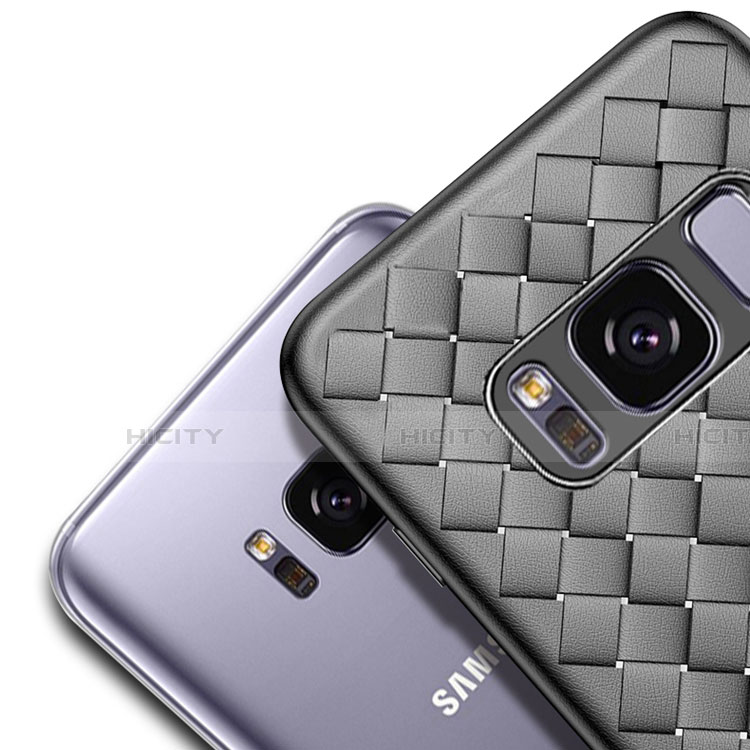 Silikon Hülle Handyhülle Gummi Schutzhülle Leder Tasche für Samsung Galaxy S8