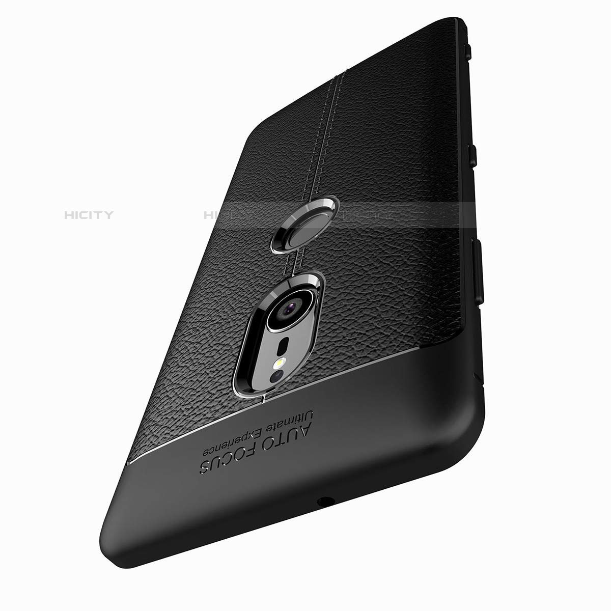 Silikon Hülle Handyhülle Gummi Schutzhülle Leder Tasche für Sony Xperia XZ3