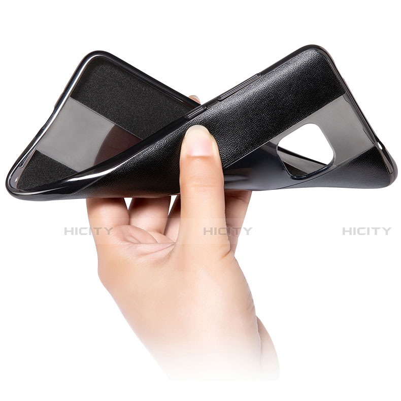Silikon Hülle Handyhülle Gummi Schutzhülle Leder Tasche H01 für Huawei Mate 20 Pro groß