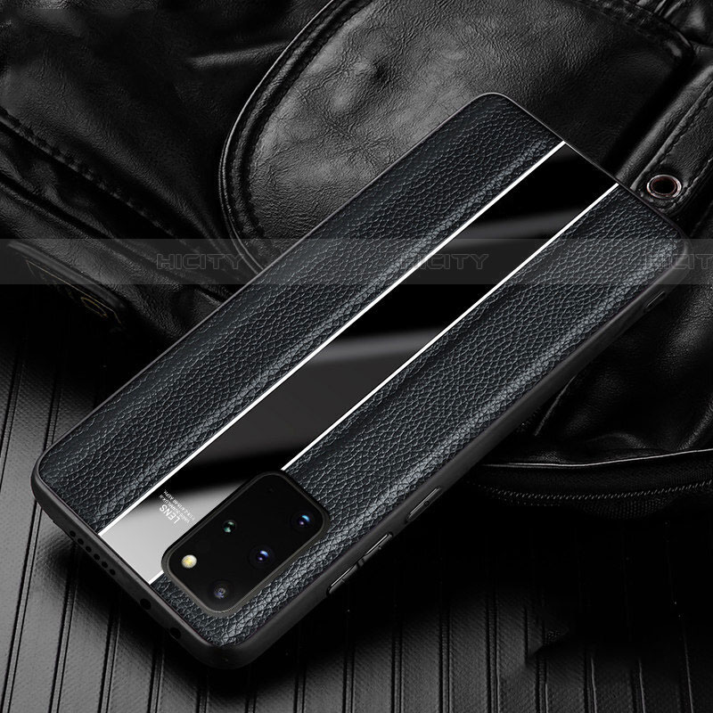 Silikon Hülle Handyhülle Gummi Schutzhülle Leder Tasche H03 für Samsung Galaxy S20 Plus 5G groß