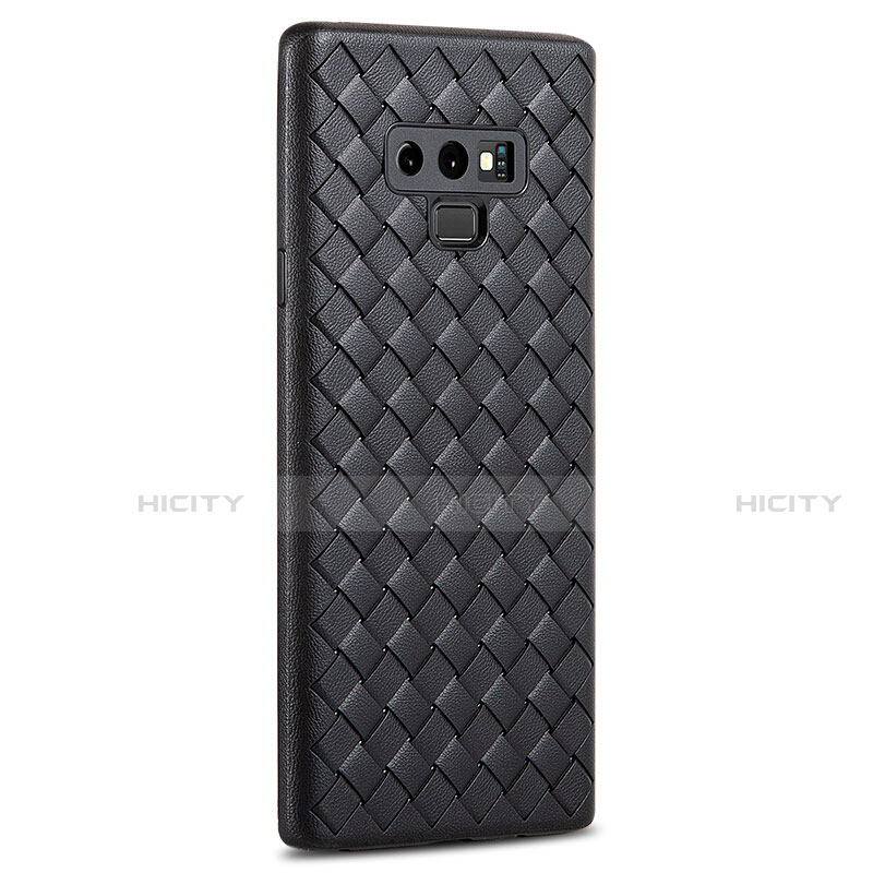 Silikon Hülle Handyhülle Gummi Schutzhülle Leder Tasche L01 für Samsung Galaxy Note 9 groß