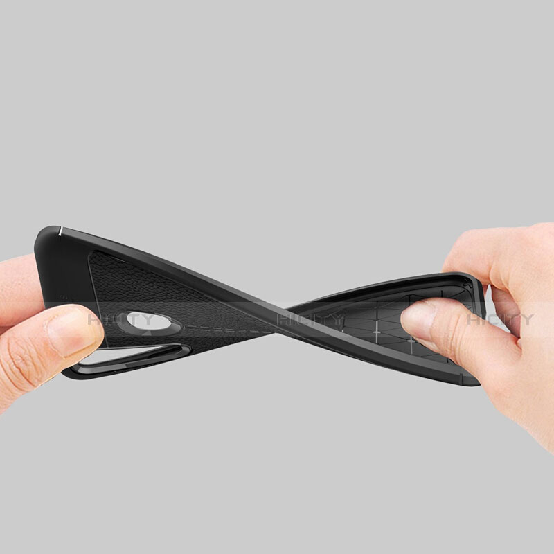 Silikon Hülle Handyhülle Gummi Schutzhülle Leder Tasche S01 für Huawei Enjoy 9s groß