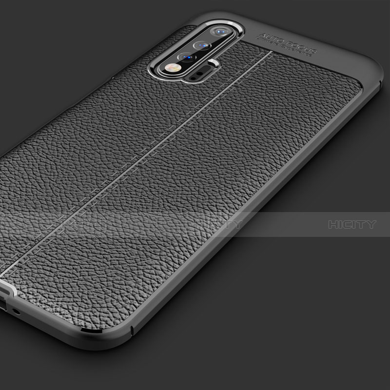 Silikon Hülle Handyhülle Gummi Schutzhülle Leder Tasche S01 für Huawei Nova 6 5G groß
