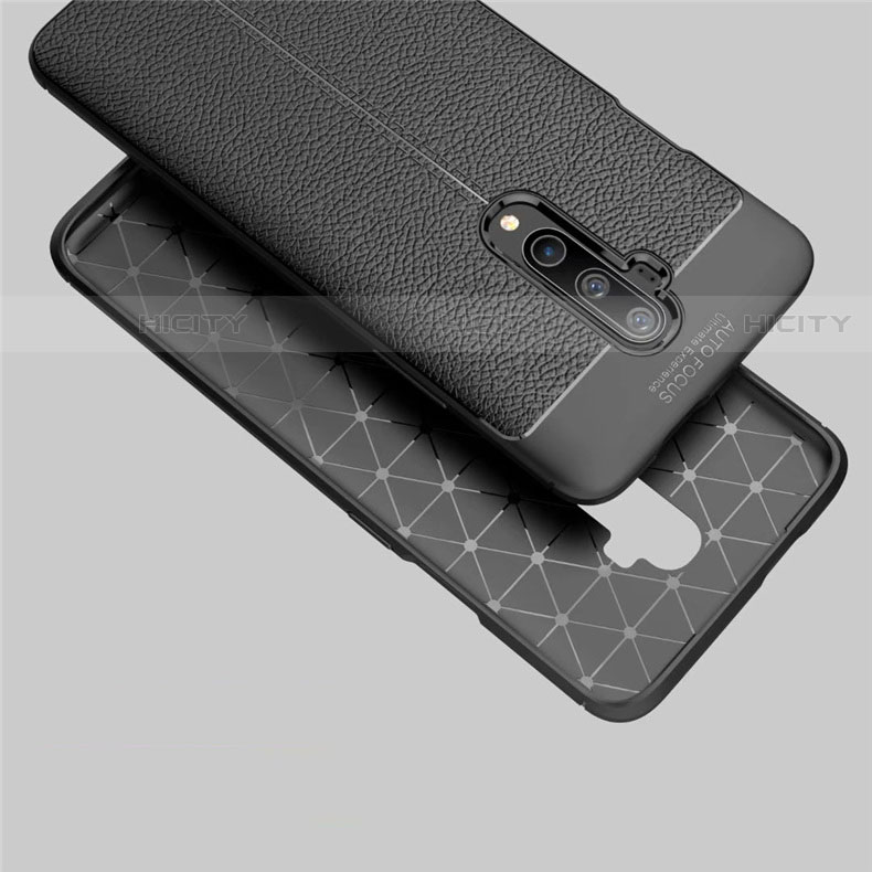 Silikon Hülle Handyhülle Gummi Schutzhülle Leder Tasche S01 für OnePlus 7T Pro groß