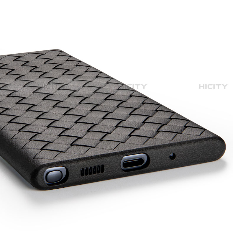 Silikon Hülle Handyhülle Gummi Schutzhülle Leder Tasche S01 für Samsung Galaxy Note 10 5G groß