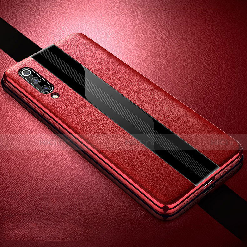 Silikon Hülle Handyhülle Gummi Schutzhülle Leder Tasche S01 für Xiaomi Mi A3 Lite Rot