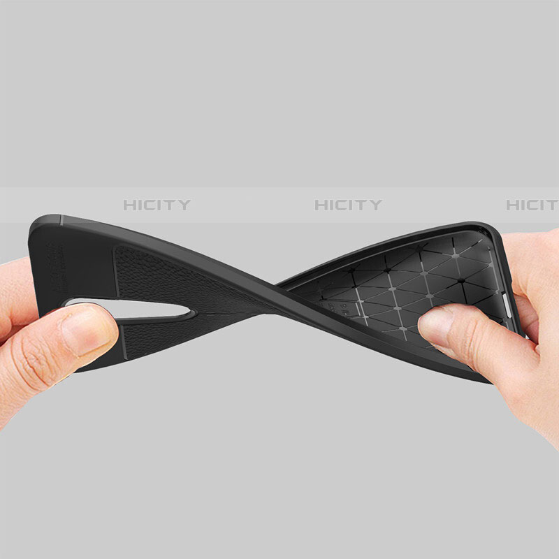 Silikon Hülle Handyhülle Gummi Schutzhülle Leder Tasche S02 für Xiaomi Redmi 8 groß