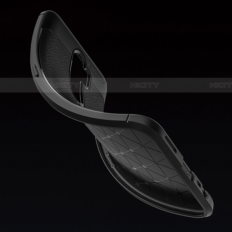 Silikon Hülle Handyhülle Gummi Schutzhülle Leder Tasche S08 für Oppo A5 (2020) groß