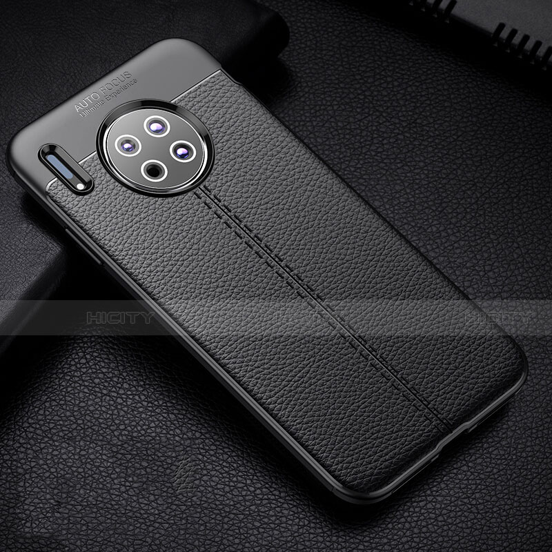 Silikon Hülle Handyhülle Gummi Schutzhülle Leder Tasche Z03 für Huawei Mate 30 Pro 5G Schwarz Plus