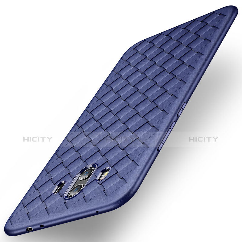 Silikon Hülle Handyhülle Gummi Schutzhülle Tasche Köper für Huawei Mate 10 Blau