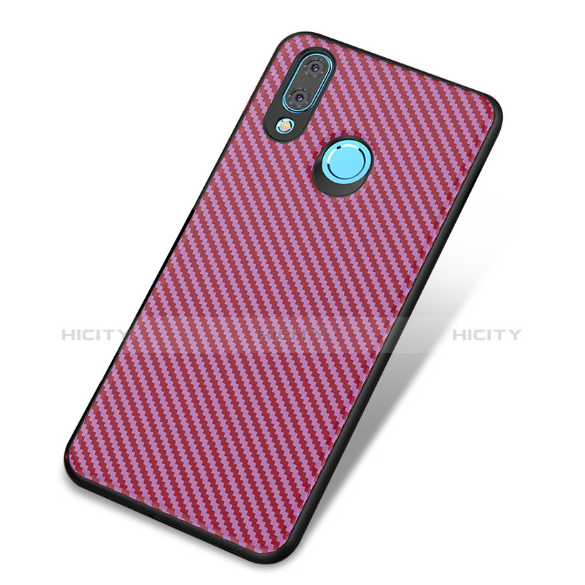 Silikon Hülle Handyhülle Gummi Schutzhülle Tasche Köper für Huawei Nova 3 Violett Plus