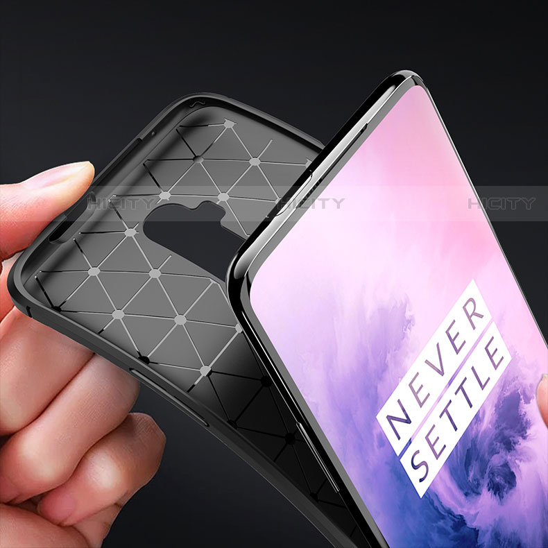 Silikon Hülle Handyhülle Gummi Schutzhülle Tasche Köper für OnePlus 7T Pro groß