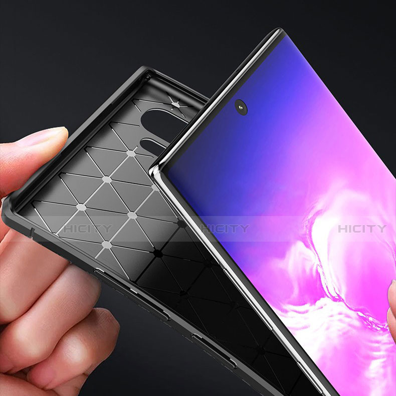 Silikon Hülle Handyhülle Gummi Schutzhülle Tasche Köper für Samsung Galaxy Note 10 Plus 5G groß