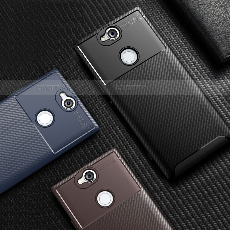 Silikon Hülle Handyhülle Gummi Schutzhülle Tasche Köper für Sony Xperia XA2 groß