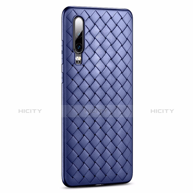 Silikon Hülle Handyhülle Gummi Schutzhülle Tasche Köper R01 für Huawei P30 Blau Plus